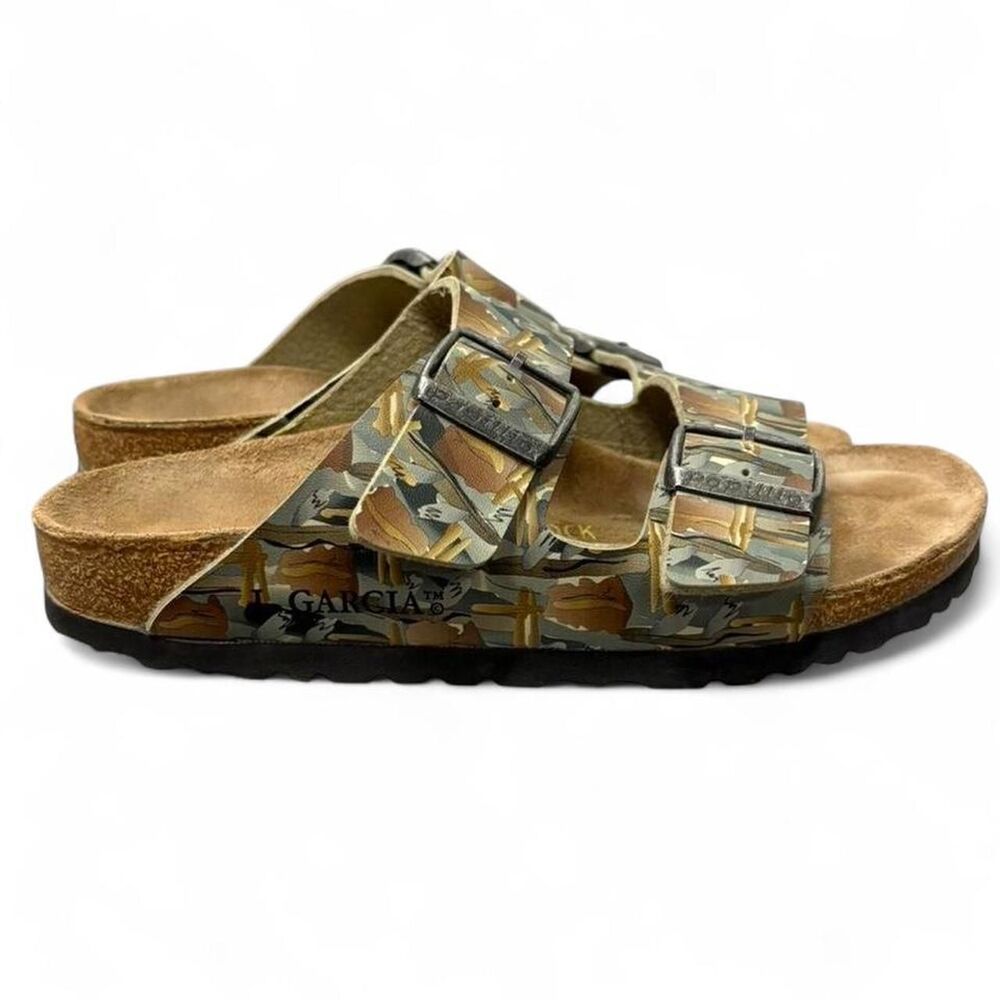 Womens Rare Camo Birkenstock Sandals SZ 6.5